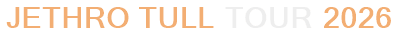 Jethro Tull Tour 2026